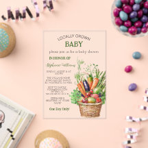 Locally Grown Baby Farmers Market Baby shower