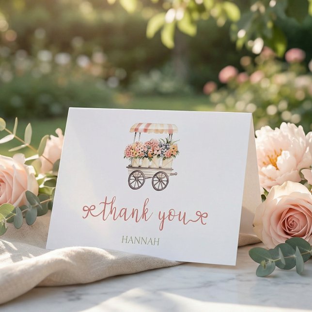 Locally Grown Baby Shower Tack Kort (Skapare uppladdad)