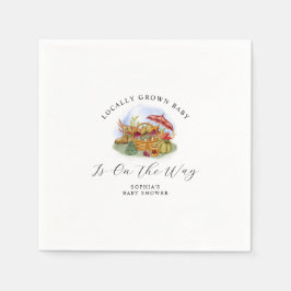 Locally Grown Farmers Baby Shower Party Pappersservett