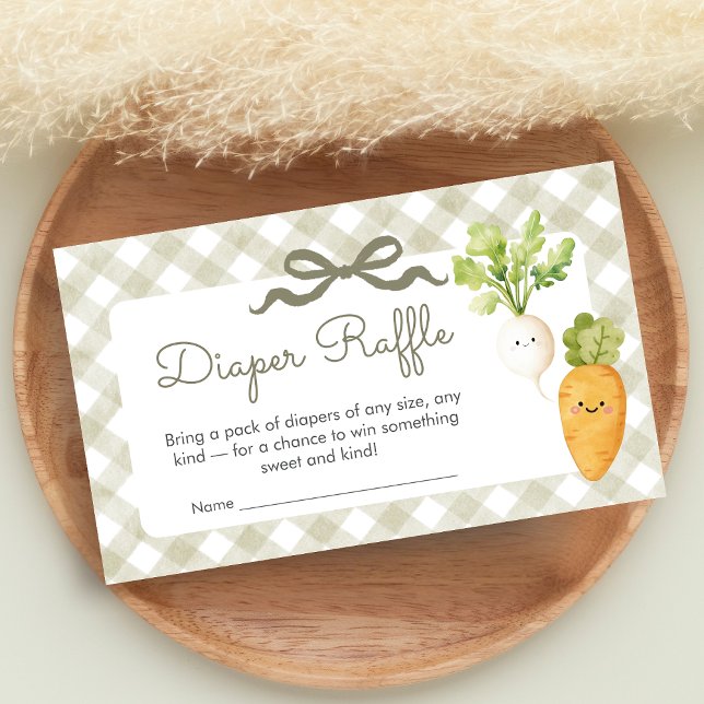 Locally Grown Little Sprout Shower Diaper Raffle Tilläggskort (Locally Grown Baby Shower Diaper Raffle)