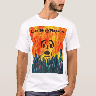 Localmusicplay.com skjorta. Avfyra staden T-shirt