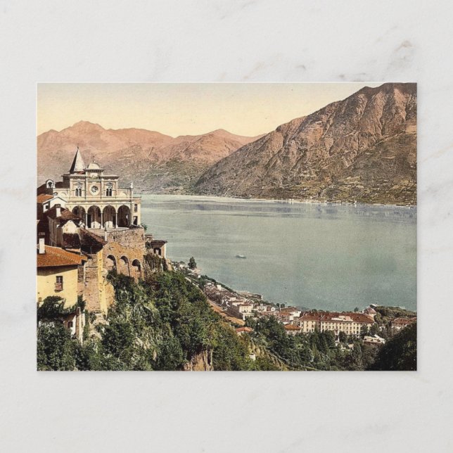 Locarno, Madonna del Sasso, Tessin, Schweiz vi Vykort (Framsida)