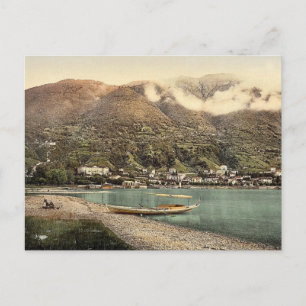 Locarno, synen på sjö, Tessin, Schweiz vin Vykort