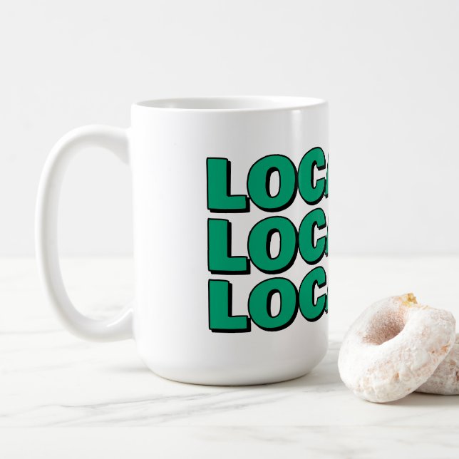 Location location location funny realtor gift kaffemugg (Med munk)