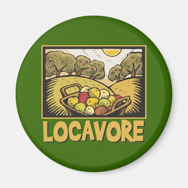 Locavore Slow Food Magnet (Framsidan)