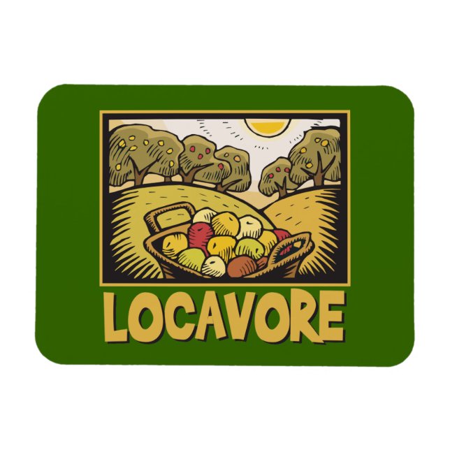 Locavore Slow Food Magnet (Horisontell)