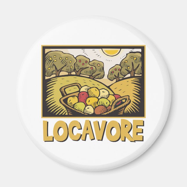 Locavore Slow Food Magnet (Framsidan)