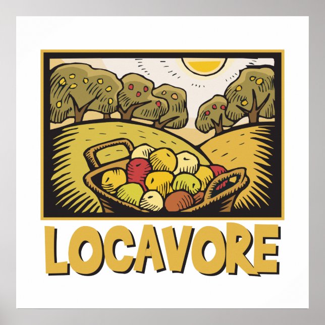 Locavore Slow Food Poster (Framsidan)
