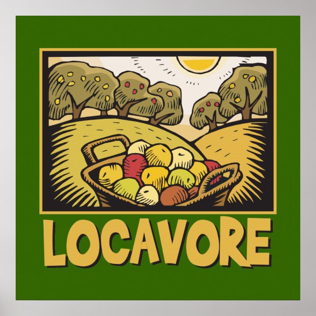Locavore Slow Food Poster (Framsidan)