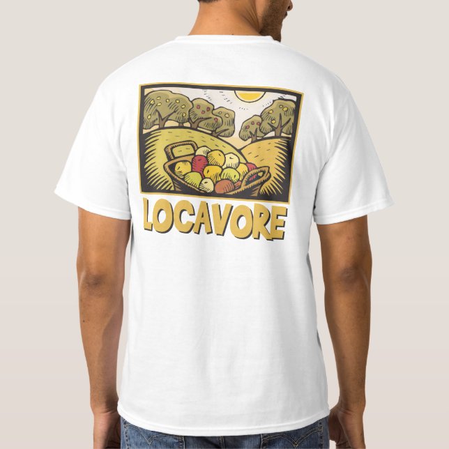 Locavore Slow Food T Shirt (Baksida)