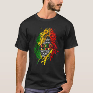 Loc'd Life valde mig Locd Woman Rasta Girl Locs T Shirt