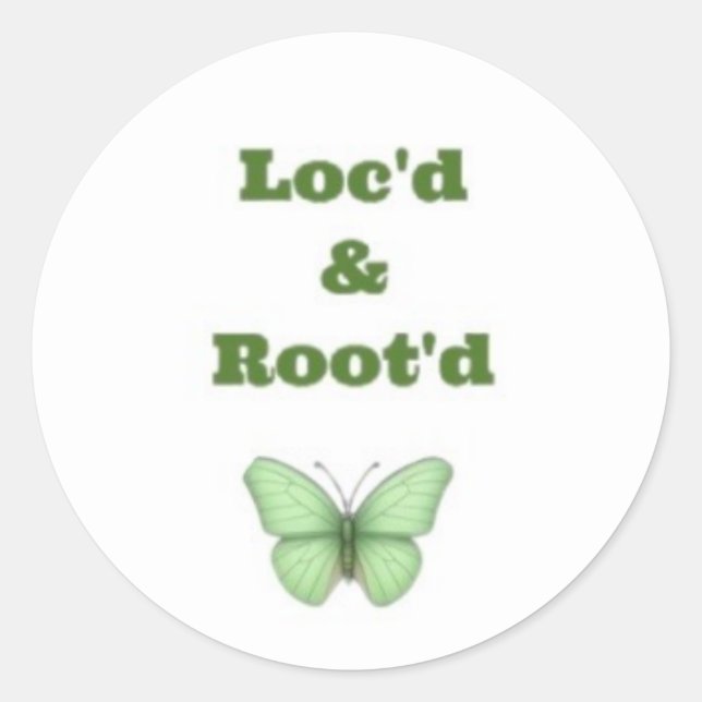 Loc'd & Root'd Klistermärken 1 (Framsida)