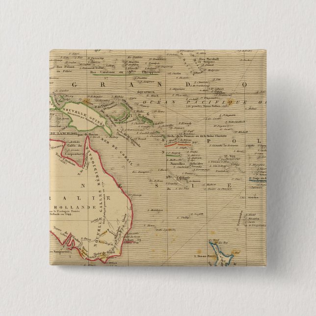 L'Oceanie en 1841 Knapp (Framsida)