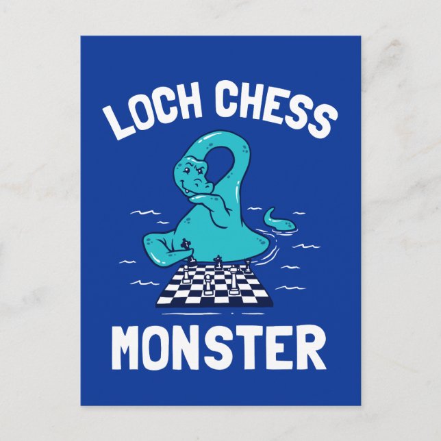 Loch Chess Monster Vykort (Framsida)