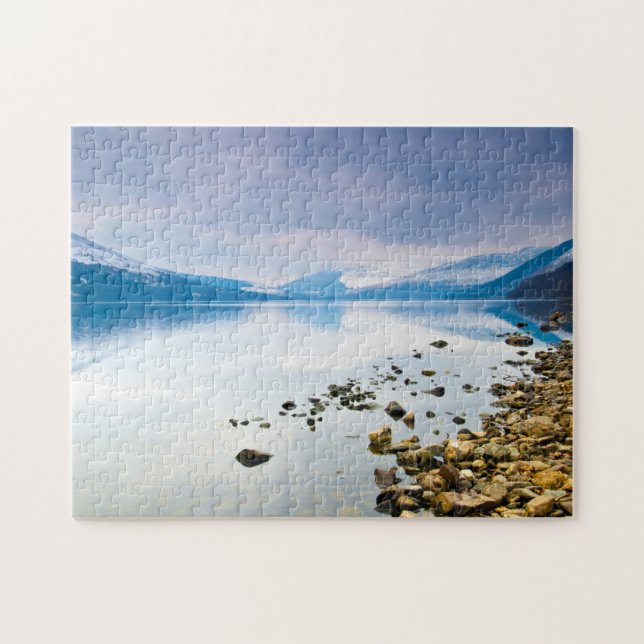 Loch Earn, Scotland Jigszawa puzzle Pussel (Horisontell)