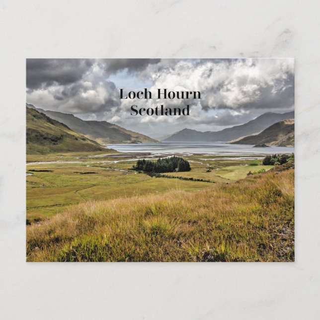 Loch Hourn Scotland Vykort (Framsida)