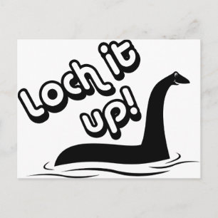Loch It Up Vykort