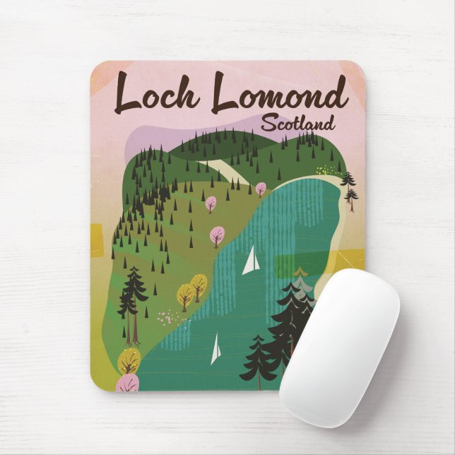 Loch Lamond Skottland Musmatta (Med mus)