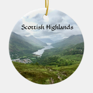 Loch Leven Ligcape i skotska högländer Julgransprydnad Keramik