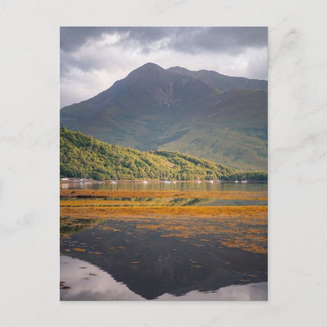 Loch Leven Refltions Helg Vykort (Framsida)
