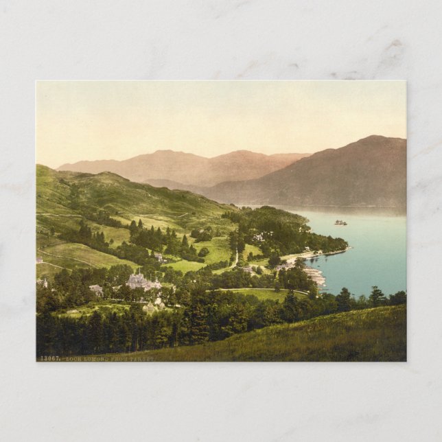 Loch Lomond, Dumbarton, Skottland Vykort (Framsida)