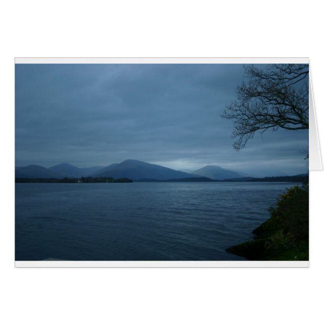 Loch Lomond Hälsningskort (Framsidan Horizontal)