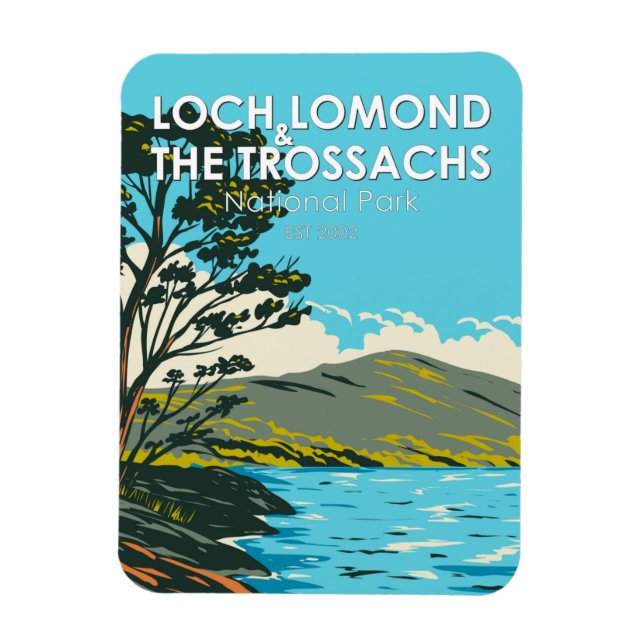 Loch Lomond och Trossachs nationalpark Magnet (Vertikal)