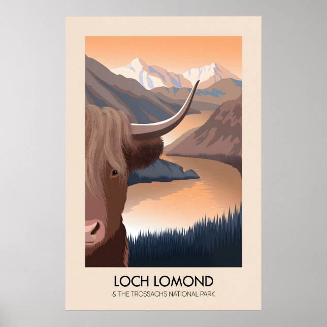 Loch Lomond och Trossachs nationalpark Poster (Framsidan)