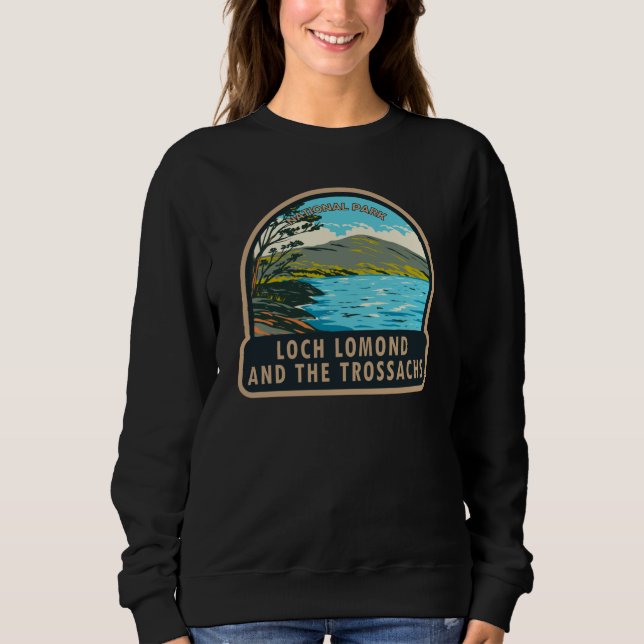 Loch Lomond och Trossachs nationalpark T Shirt (Framsida)
