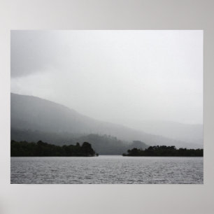 Loch Lomond-scenen. Poster