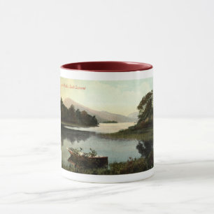 Loch Lomond, Skottland, Luss sund 1915 Vintage Mugg
