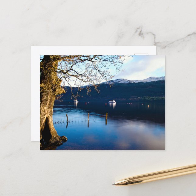 Loch Lomond, Tarbet, Skottland vykort (Fram/Back In Situ)