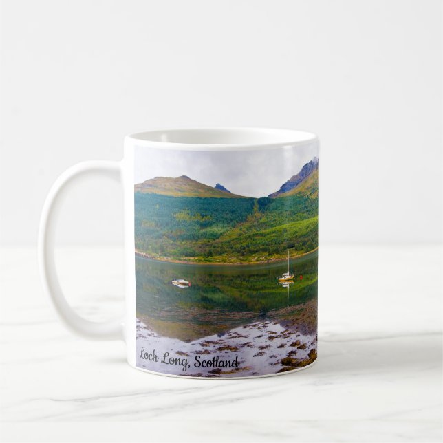 Loch Long, Arrochar, Skottland Mugg (Vänster)