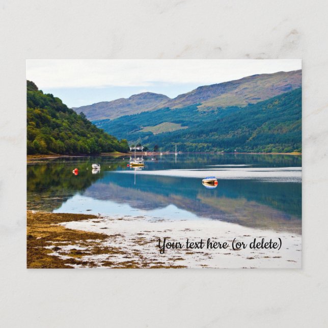 Loch Long, Arrochar, Skottland vykort (Framsida)