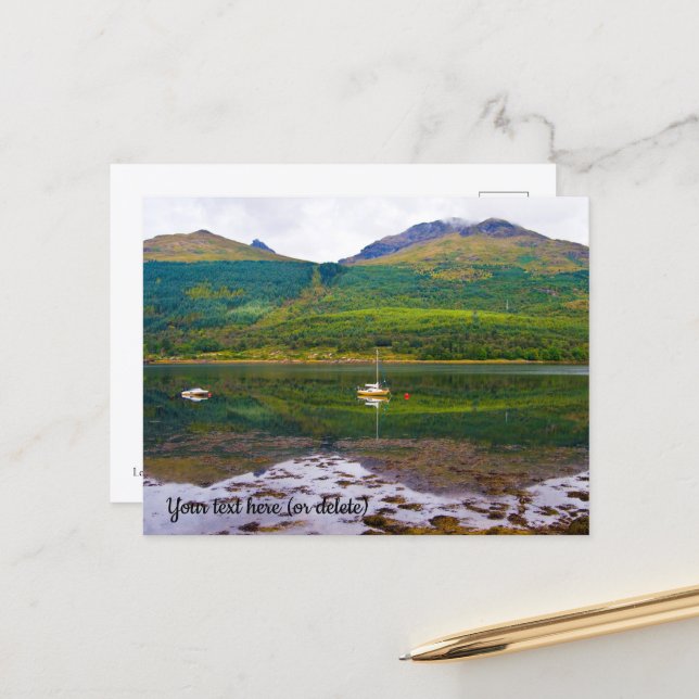 Loch Long, Arrochar vykort (Fram/Back In Situ)