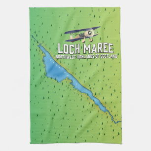 Loch Maree NW Hightlands Scotland karta Kökshandduk