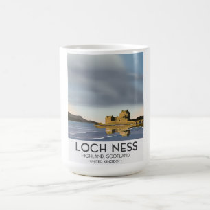Loch Ness, Highlands, Skottlands reseaffisch Magisk Mugg
