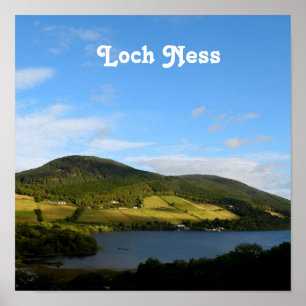 Loch Ness i Skottland Poster