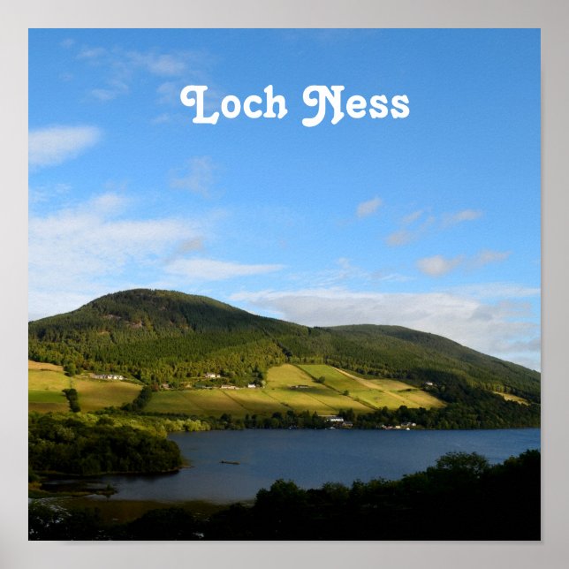 Loch Ness i Skottland Poster (Framsidan)