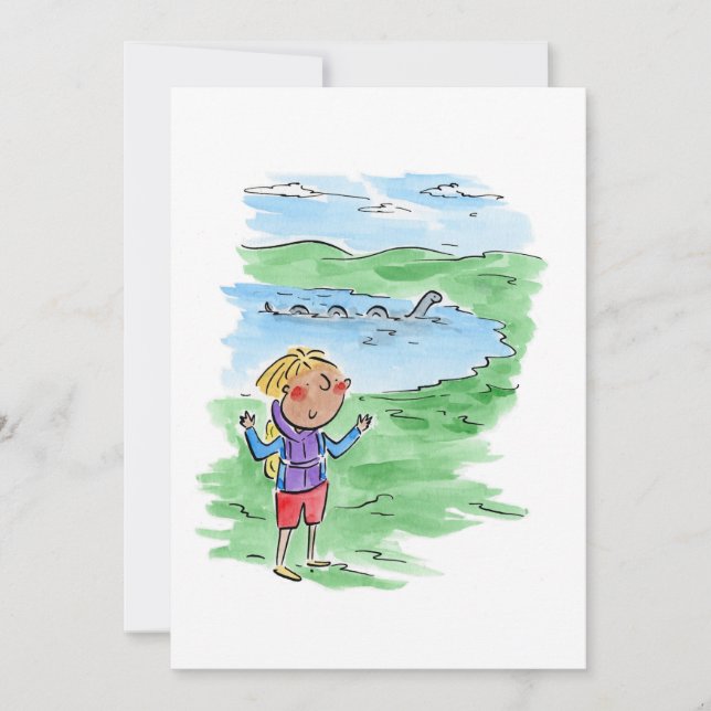 Loch Ness Inbjudningar (Framsida)