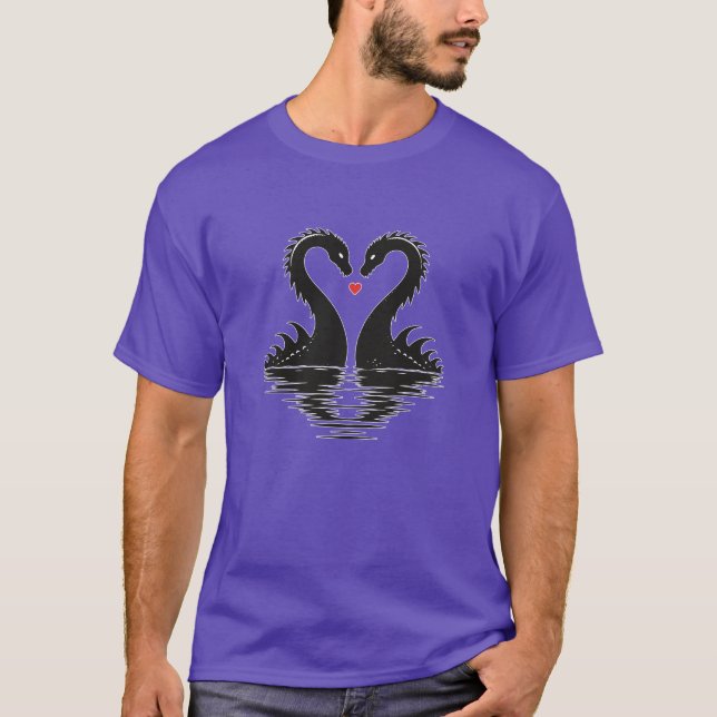 Loch Ness Kärlek T Shirt (Framsida)