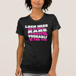 Loch Ness Mamma, skript, Cute Gift för Mammor T Shirt