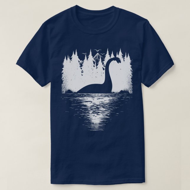 Loch Ness Monster 6 T Shirt (Design framsida)