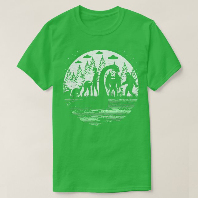 Loch Ness Monster Cryptid T Shirt (Design framsida)