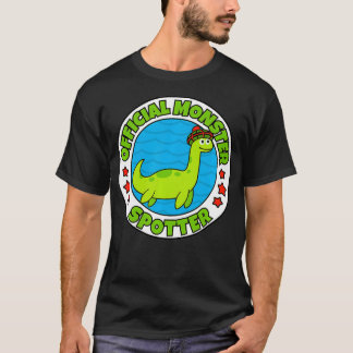 Loch Ness Monster för barn Officiell Monster Spot T Shirt