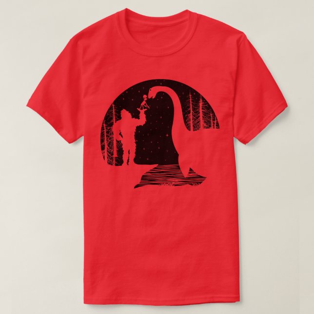Loch ness Monster Funny T Shirt (Design framsida)