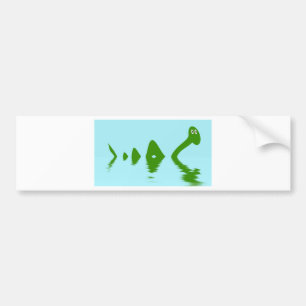Loch Ness Monster (Grönt) Bildekal