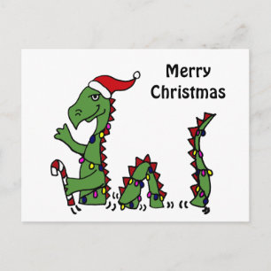 Loch Ness Monster i jultomten Helg Vykort