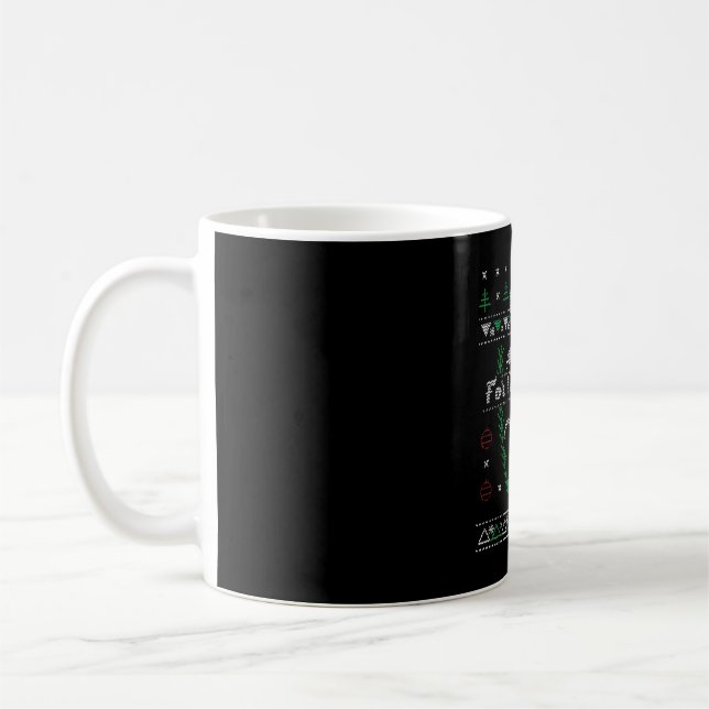 Loch Ness Monster jul Ugly Shirt Kaffemugg (Vänster)