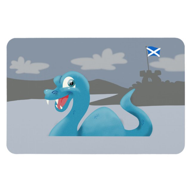 Loch Ness Monster Magnet (Horisontell)